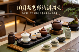 2026年10月茶艺师培训招生｜小班实操教学·零基础可学·创业扶持
